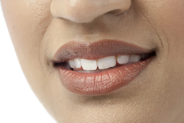 Lippen eines Weibchens — Stockfoto