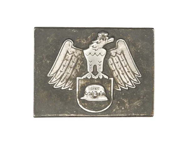 Army buckle with eagle sign — Stock Photo, Image