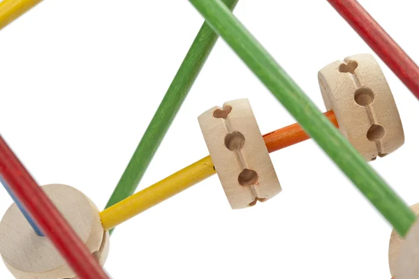 Geassembleerd tinker toys — Stockfoto