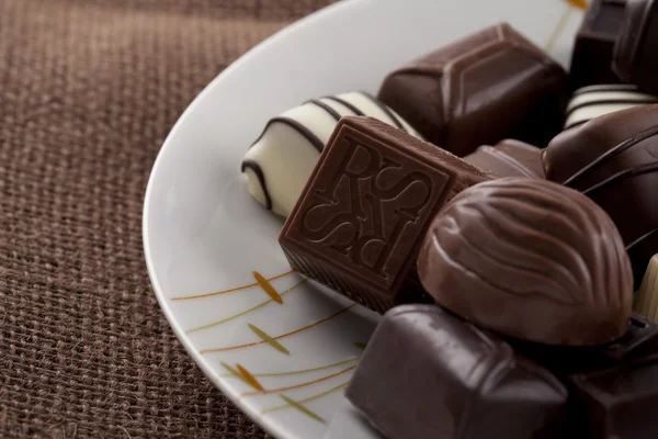 Różne czekolady — Zdjęcie stockowe