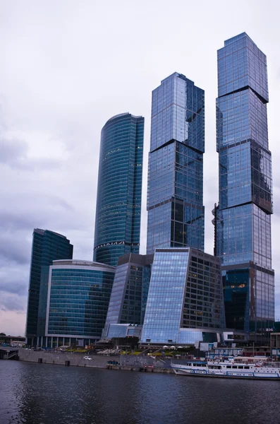 Area business Moscow City. Le torri . — Foto Stock