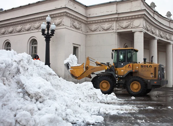 Attrezzatura di rimozione della neve — Foto Stock