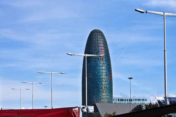 Toren agbar in barcelona. Spanje. — Stockfoto