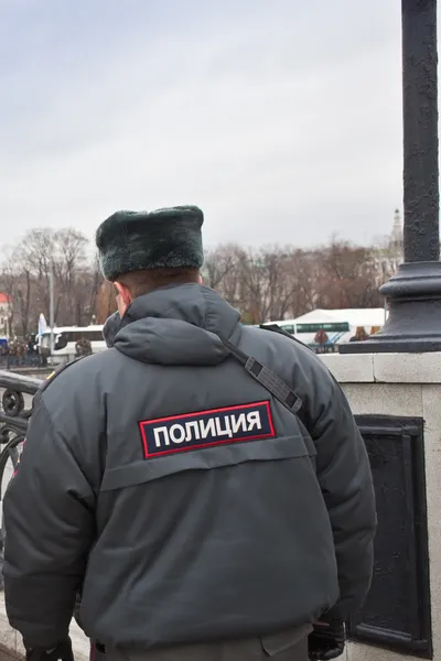 Russian police officer — Stock Photo, Image