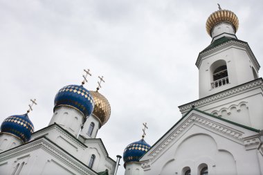 saint nicolas Katedrali kubbeleri. Bobruysk. Belarus.
