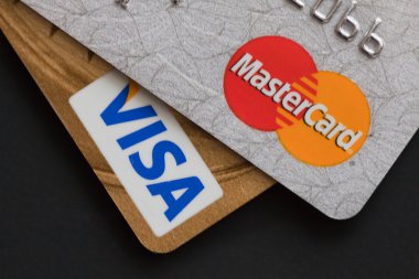 Visa and Mastercard clipart