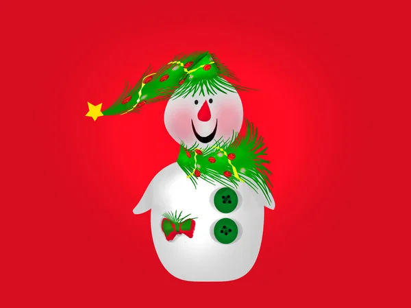 Snowman — Stock Photo, Image