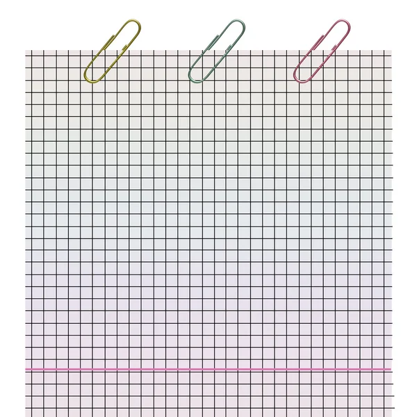 Background of school notebook sheet — Stock Photo, Image