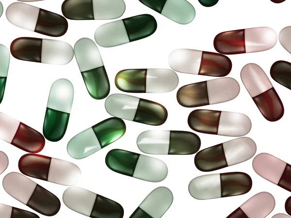 Capsules. Medicine. — Stock Photo, Image