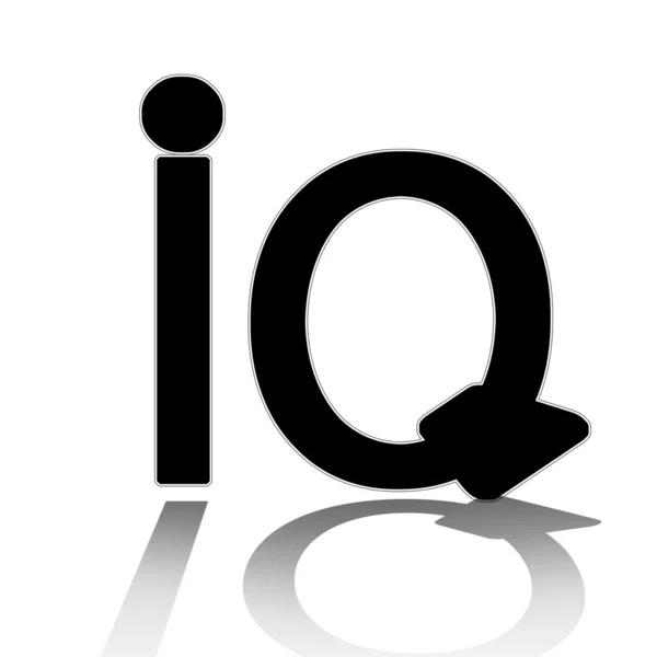 The intellectual level. IQ — Stock Photo, Image