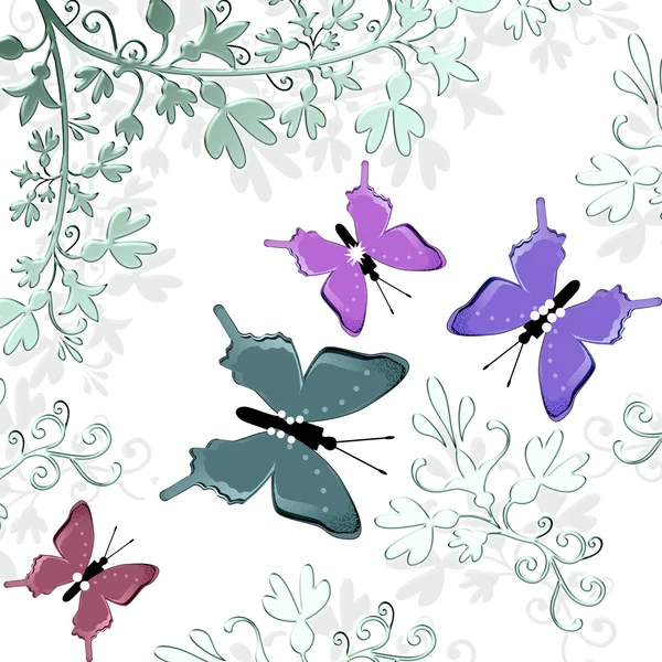 Ilustración. Mariposa. . —  Fotos de Stock