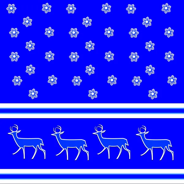 Christmas background. Deer. — Stock Photo, Image