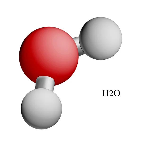 Formula dell'acqua. H2O . — Foto Stock