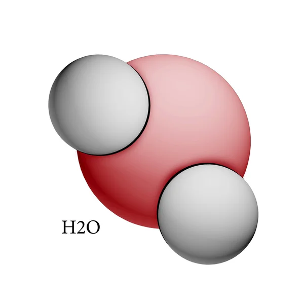 Fórmula del agua. H2O — Foto de Stock
