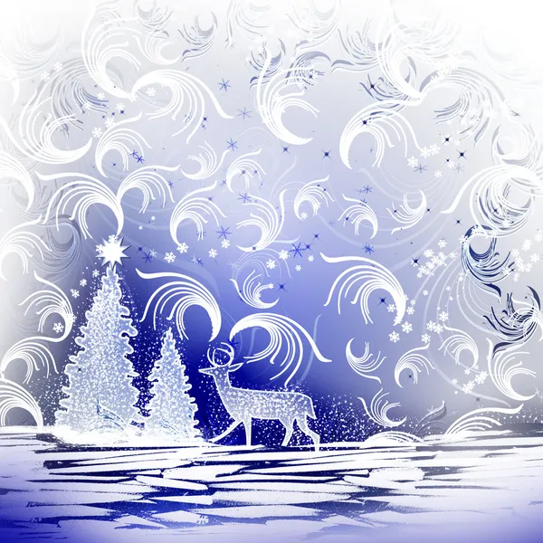 Navidad. Paisaje . — Foto de Stock