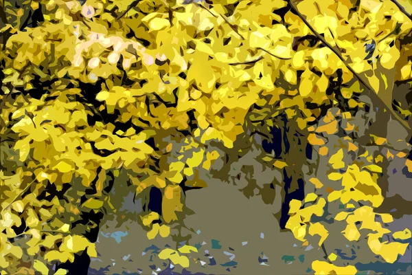 Золота осінь . — стокове фото