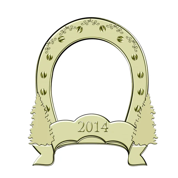 Horseshoe. 2014 — Stock Photo, Image