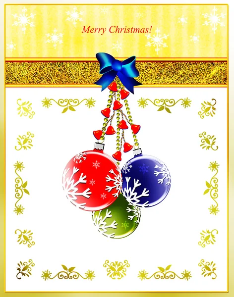 Christmas card. — Stock Photo, Image