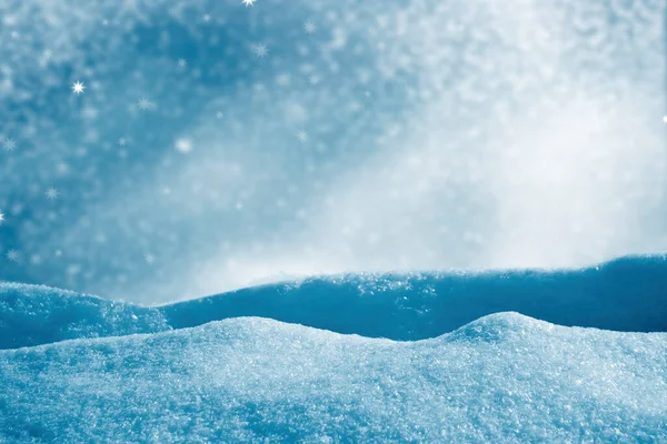 背景模糊 冬季风景 雪的质地 — 图库照片