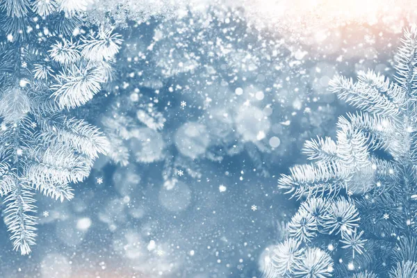 Oyuncak. Noel soyut renkli şenlik arkaplanı. Tebrik kartı. Kış manzarası.