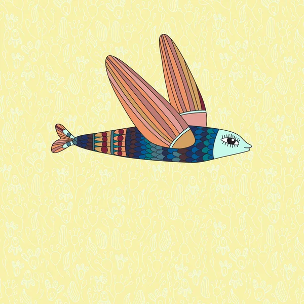 Poisson Volant Images Vectorielles Poisson Volant Vecteurs Libres De Droits Depositphotos