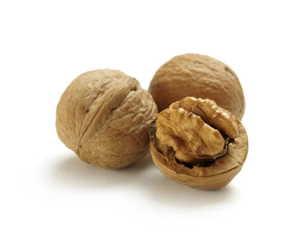 Three nuts — Stock Photo, Image