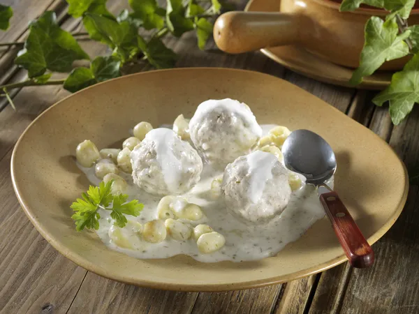 Gooseberry dumpling — Stock Photo, Image