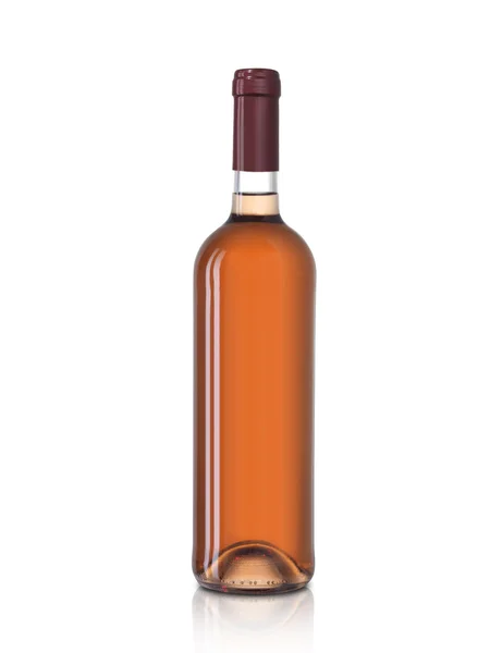 Rose wijn fles — Stockfoto