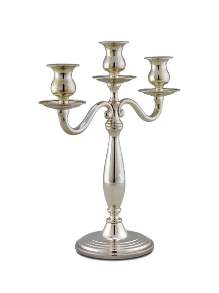 Silver candlestick — Stock Photo, Image