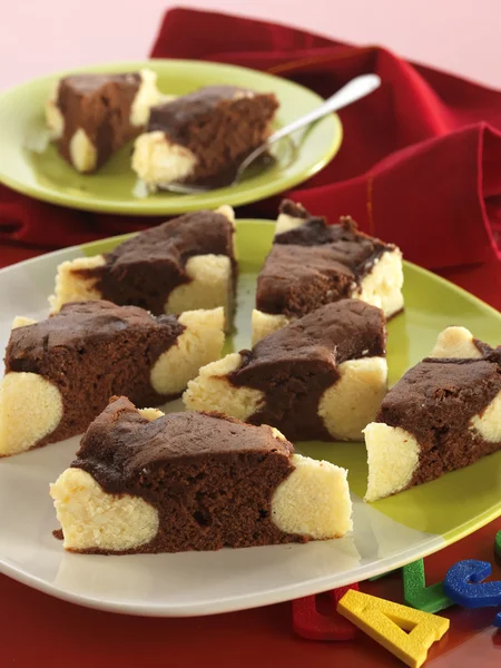 Chocolate sponge — Stock Photo, Image