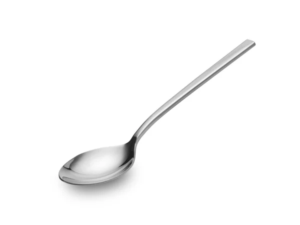 Chrome spoon Stock Photo