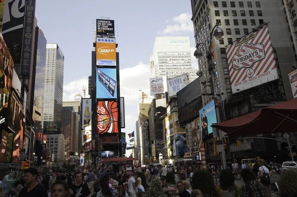 Budování města new york časy čtverce — Stock fotografie