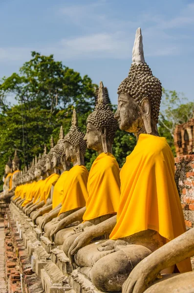 Buddha statues and temples. — Stock Photo, Image