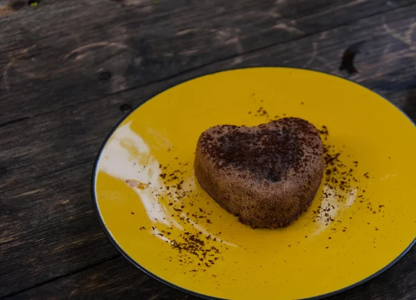 Bolo de chocolate . — Fotografia de Stock