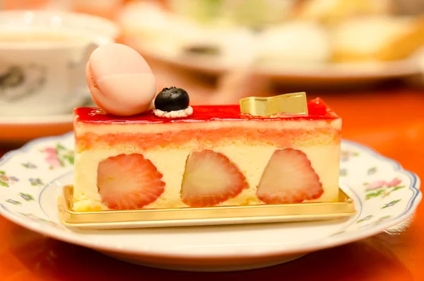 Gâteau aux fraises. — Photo
