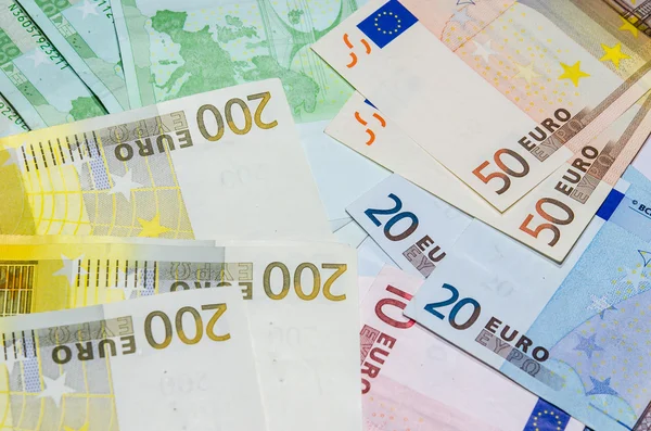 Dwustu euro pieniądze — Zdjęcie stockowe