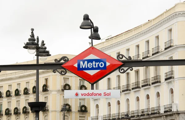 Metro madrid — Stock Photo, Image