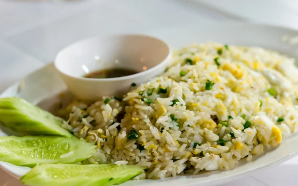 Arroz frito de caranguejo — Fotografia de Stock