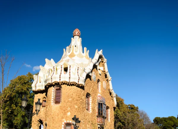 Park guell tourist attractions in Barcelona Spain. — Stock Photo, Image