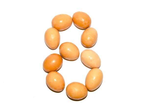 Nomor telur — Stok Foto