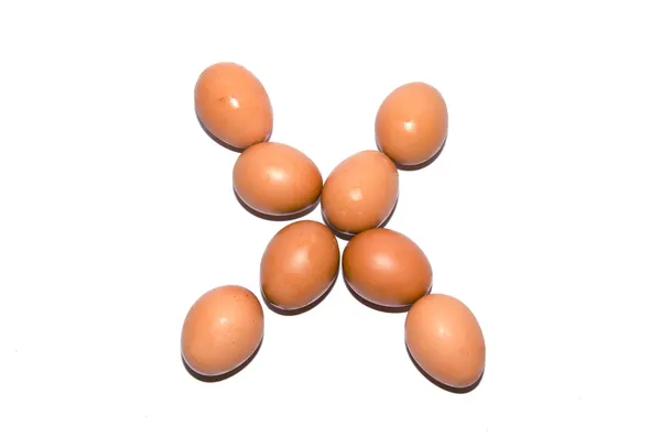 Caratteri delle uova — Foto Stock