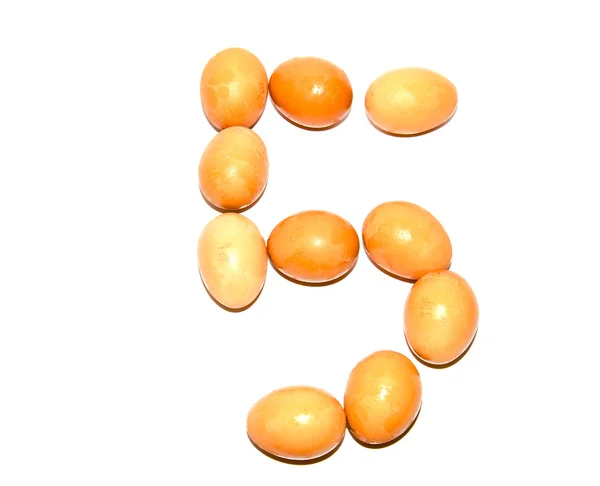 Eggs Number — Stock Photo, Image