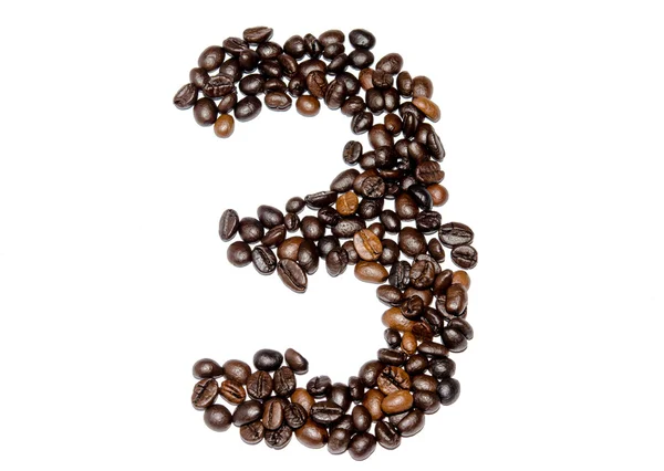 Coffee numbers — Stock Photo, Image