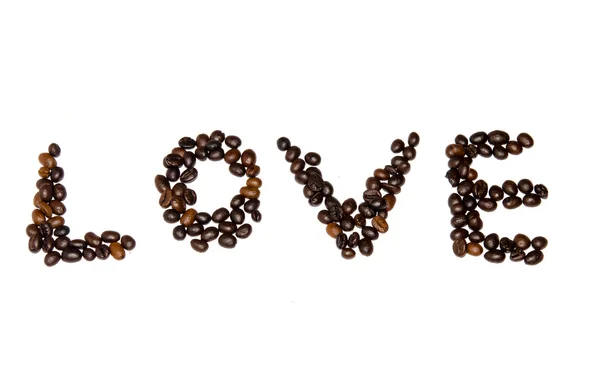 Coffee beans fuente —  Fotos de Stock