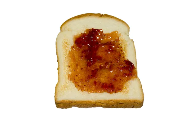 Toast con marmellata — Foto Stock