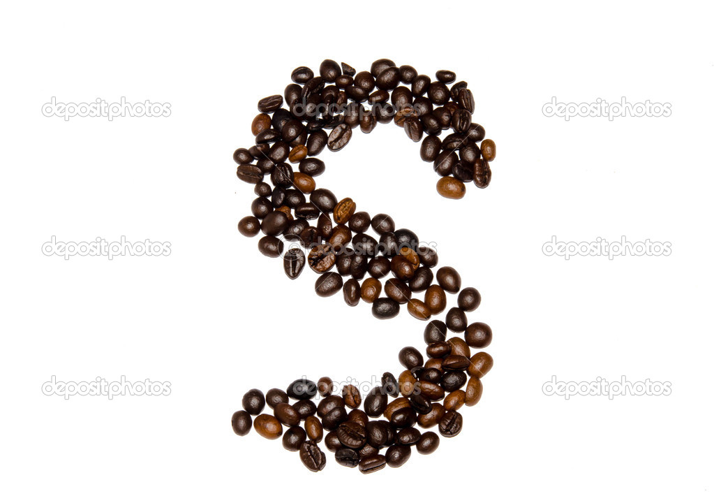 Coffee Beans Font Stock Photo C Aoo8449 40465117