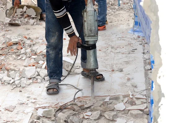 Cement drilling — Stock Photo, Image