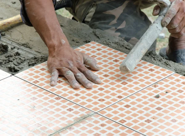 Mechanic Floor tiles — Stock Photo, Image