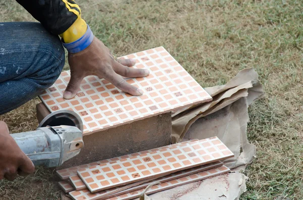 Azulejos de corte — Foto de Stock