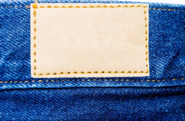Jeans de etiqueta — Fotografia de Stock